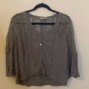 lovestitch blue blouse size small